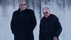 Frank Hanebuth, links, Hauptangeklagter im spanischen Hells Angels Prozess