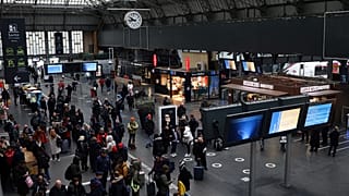 La gare de l'Est à Paris (24/01/23)