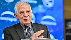 EU-Außenbeauftragter Josep Borrell auf der Weltraumkonferenz in Brüssel, 24. Januar