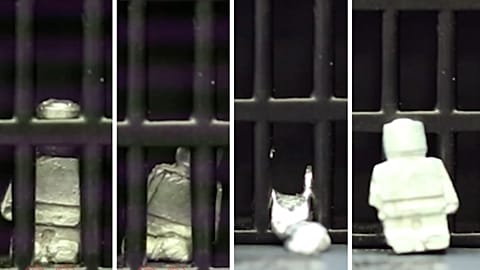 The robot can melt and solidify