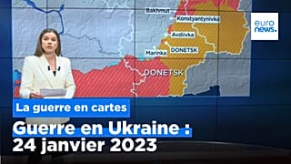 La guerre en cartes, par Sasha Vakulina - Lyon, le 24/01/2023