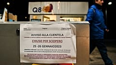 In Italien streiken Tankstellenbetreiber für 48 Stunden