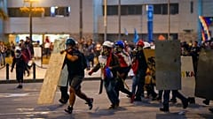 Protestos violentos no Peru