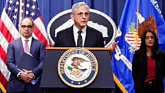 Generalstaatsanwalt Merrick Garland, der gemeinsam mit dem Justizministerium gegen Google klagt
