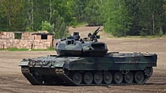 Tanque Leopard  2 A7 similar a los que Alemania enviará a Ucrania
