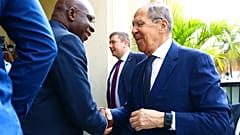 Министр иностранных дел России Сергей Лавров в Луанде