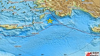 Ο σεισμός ανοικτά της Ρόδου