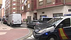 La policía registró el domicilio del detenido en la localidad de Miranda de Ebro
