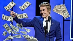 Justin Bieber with all his new money