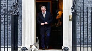 Dominic Raab egy kormányülés után 2023. januárjában