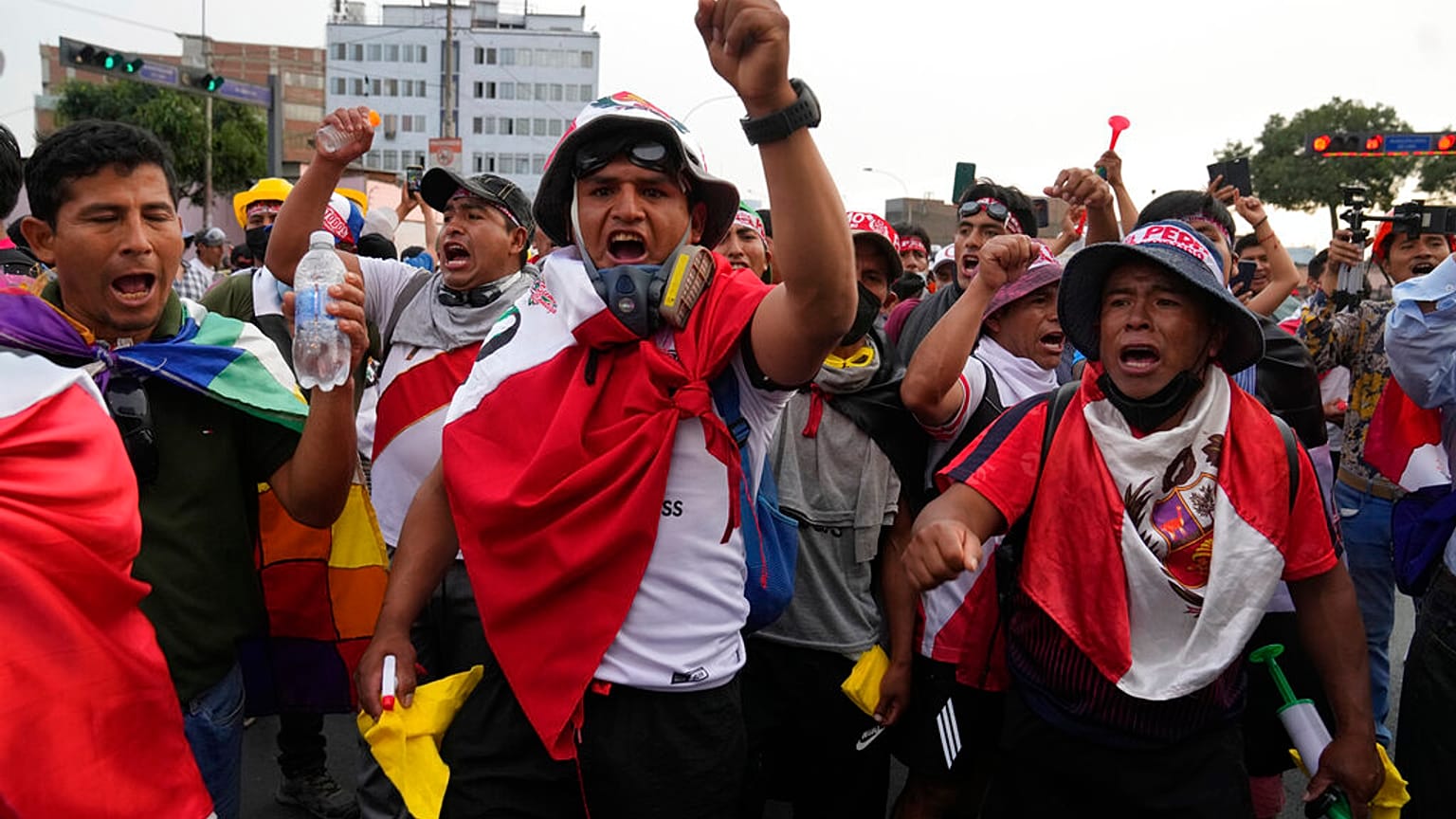 Friedliche Proteste in Lima