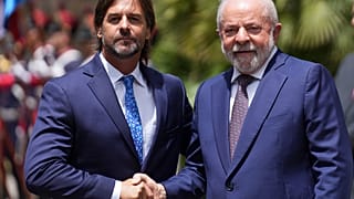 Lula da Silva com Luis Lacalle Pou