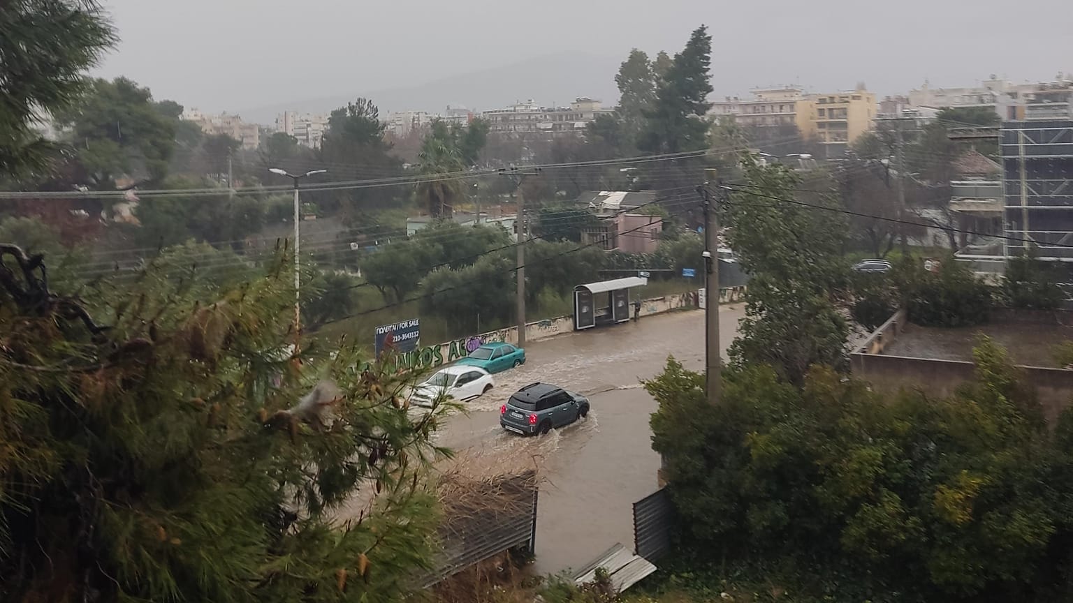 Βροχόπτωση στο Μαρούσι