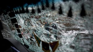 Nach einem russischen Raketenangriff in Kiew