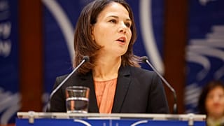 Annalena Baerbock im Europarat in Straßburg zu Russlands Krieg in der Ukraine