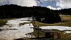 La station du Semnoz, près d'Annecy, photographiée en décembre 2022.