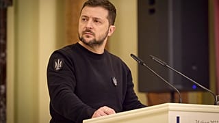 Der ukrainische Präsident Wolodymyr Selenskyj am 24. Januar in Kiew