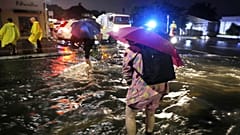Pluies diluviennes et inondations à Auckland, en Nouvelle-Zélande