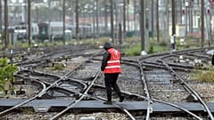 Fransa'nın Marsilya şehrinde tren istasyonu