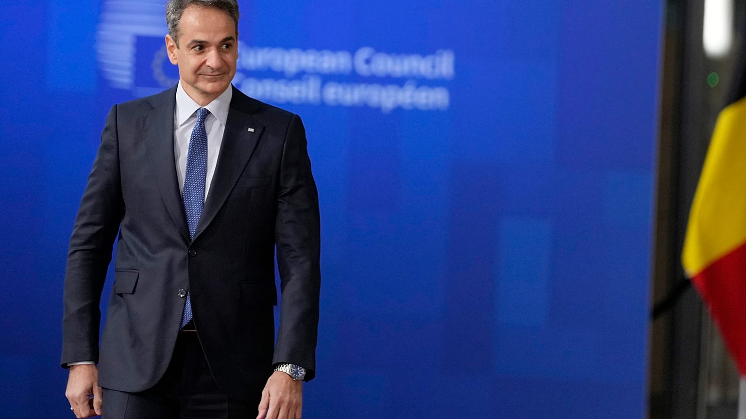 Ο Έλληνας πρωθυπουργός Κυριάκος Μητσοτάκης