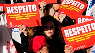 Протесты учителей в Португалии