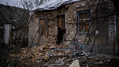 Ruine à Donetsk, Ukraine