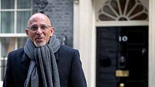 FILE - Nadhim Zahawi, Britain's Minister without Portfolio leaves after attending a cabinet meeting in Downing Street in London, Tuesday, Jan. 17, 2023.