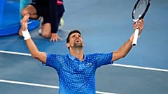 Novak Djokovics a győzelme után