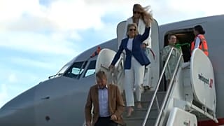 Niederländische Königsfamilie in Bonaire