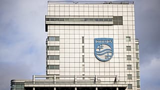 Archives : siège du groupe Philips à Amsterdam (Pays-Bas), le 23/10/2022