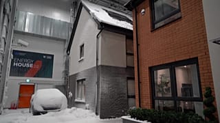 This giant lab can create snow storms to test new homes’ energy efficiency