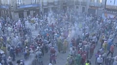 Batalla de harina en Xinzo de Limia, 29 de enero de 2023