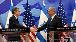 ABD Dışişleri Bakanı Anthony Blinken (solda), Binyamin Netanyahu