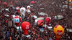 Archives : manifestation contre la réforme des retraites, Paris, le 19/01/2023