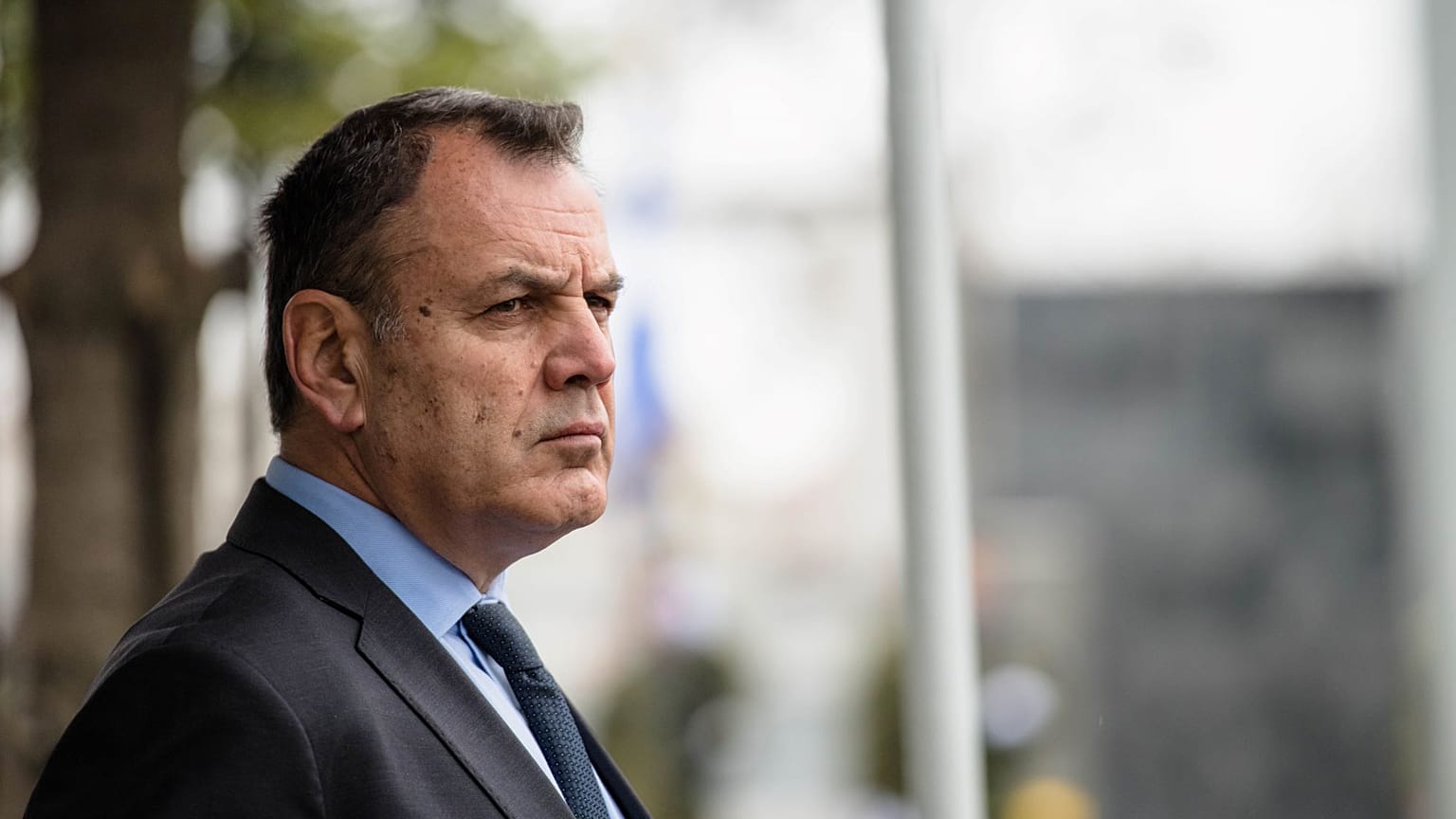 Ο υπουργός Εθνικής Άμυνας Ν. Παναγιωτόπουλο με αφορμή την ανακοίνωση τριήμερου στρατιωτιού πένθους στις Ένοπλες λόγω της συντριβής Α/Φ F-4E Phantom II της ΠΑ