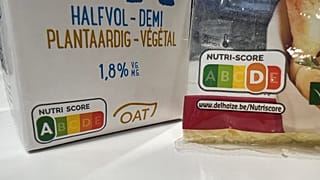 Der Nutri-Score hat fünf Kategorien von A bis E wie hier in Belgien.