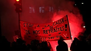 Streiks und Proteste in Frankreich - gegen die Rentenreform