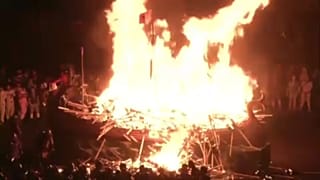 Idén is égettek viking hajót a Viking Fesztiválon.