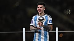 Enzo Fernandez, Dünya Kupası'ında En İyi Genç Oyuncu ödülünü almıştı