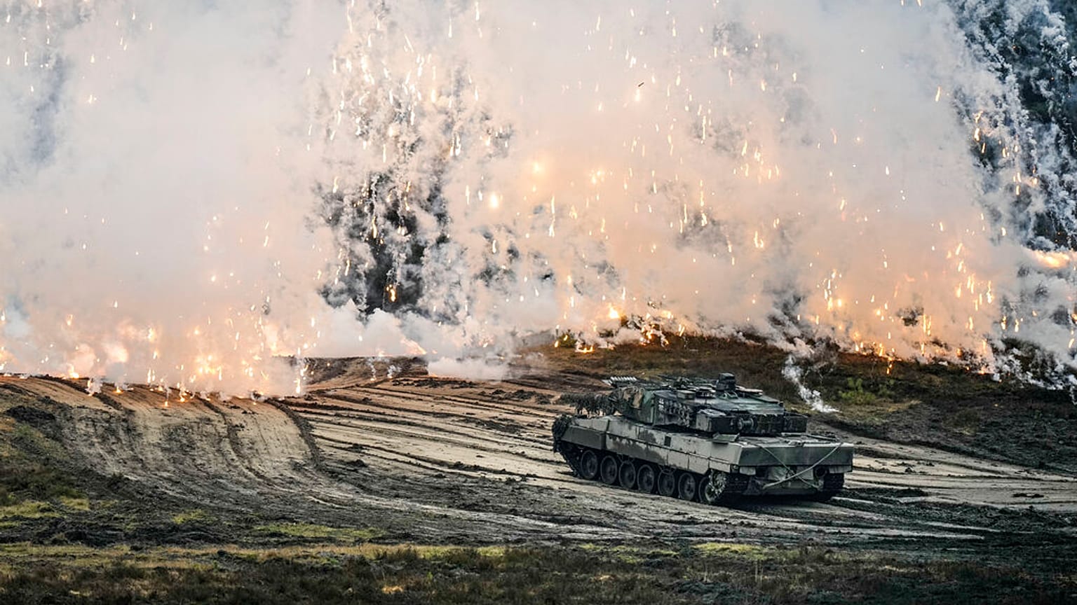 Bundeswehr tank battalion 203 at the Field Marshal Rommel Barracks in Augustdorf, Germany, Wednesday, Feb. 1, 2023. 