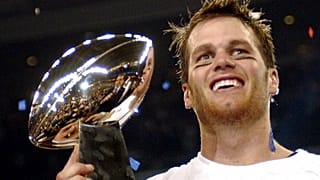 Tom Brady a Vince Lombardi Kupával 2004-ben