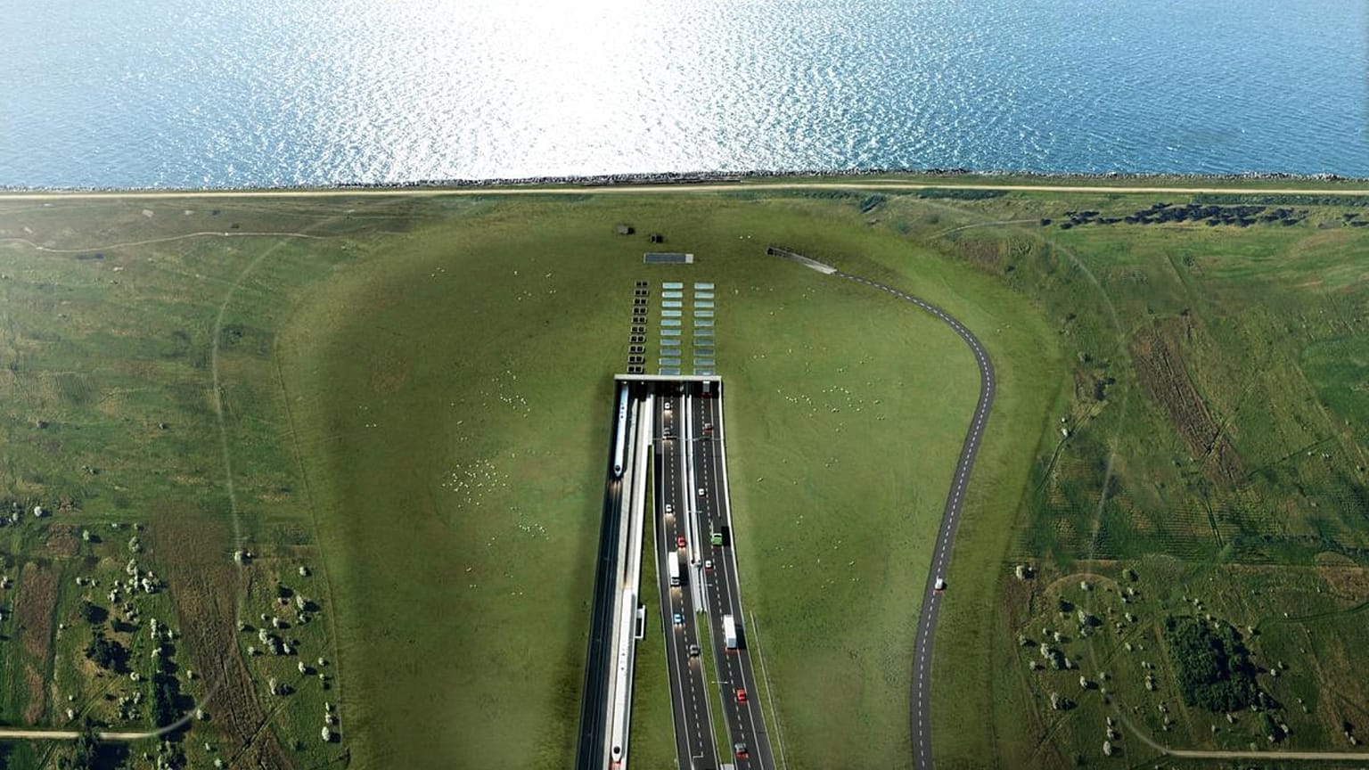 What the entrance of the tunnel could look like. 