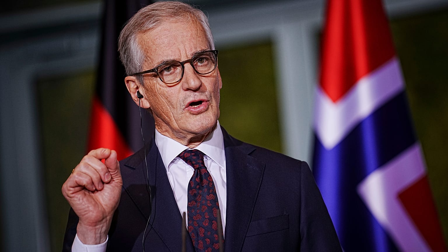 El primer ministro de Noruega, Jonas Gahr Store