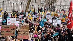 Tausende nahmen in London an einer Kundgebung teil