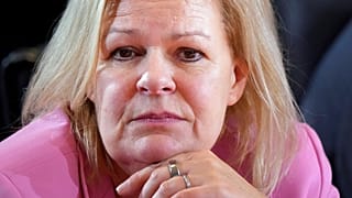 Die deutsche Innenministerin Nancy Faeser