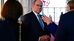 Prinz Albert II nach einer Fotoausstellung in Washington.