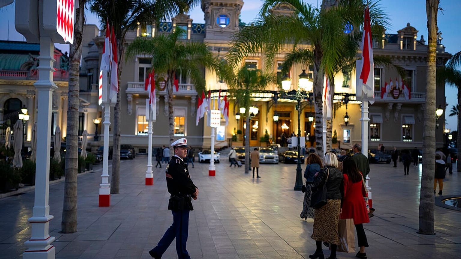 Praça junto ao Casino de Monte Carlo