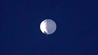 A kínai ballon Montana felett