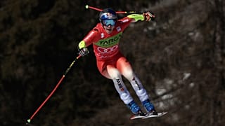 Marco Odermatt (ici lors du super-G de Cortina d'Ampezzo) cherchera à se couvrir d'or à Courchevel