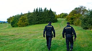 Rendőrök járőröznek a cseh zöldhatáron